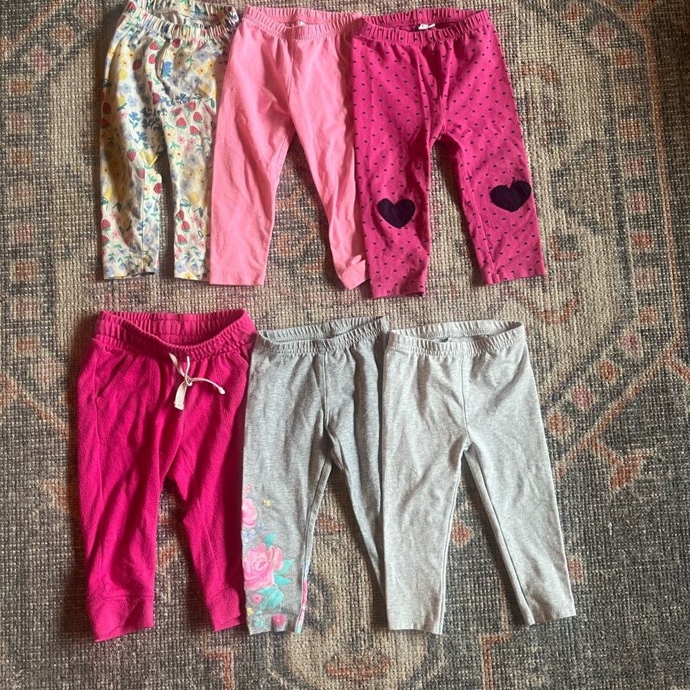 Colorful 12M Leggings Set